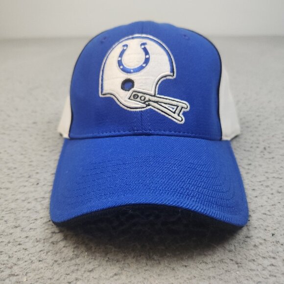 Reebok Other - Indianapolis Colts Hat Cap Fitted Reebok Blue White NFL Football Throwbacks